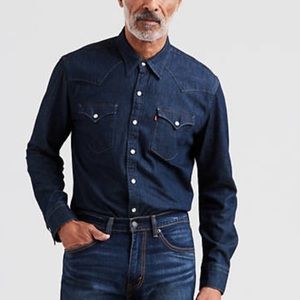 NWT Levi’s Barstow Western Shirt